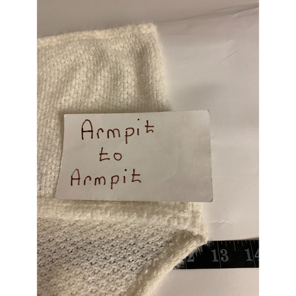 Hollister Womens Halter Sweater Cropped Tiny Twee Ivory Size XS Boho Schoolgirl - Picture 5 of 9